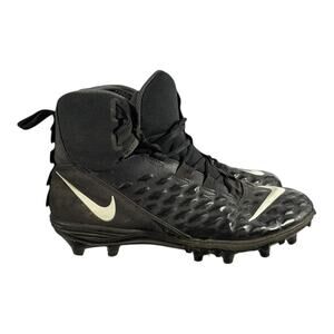 Nike Mens Football Cleats Size 10 Black Force Savage Varsity 2 AQ8155-001 Logo